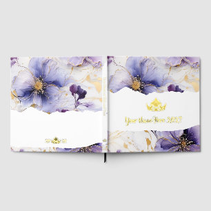 Mrs. America Like Crown Foil Scrapbook Guest Book