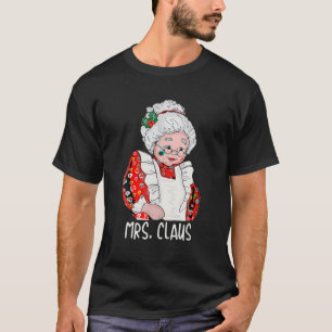 Mrs and Mr Santa Claus Couples Matching Christmas T-Shirt