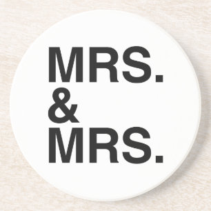 MRS. AND MRS. -.png Coaster