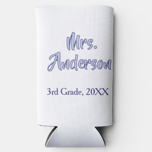mrs anderson teachers appreciation day purple scho seltzer can cooler