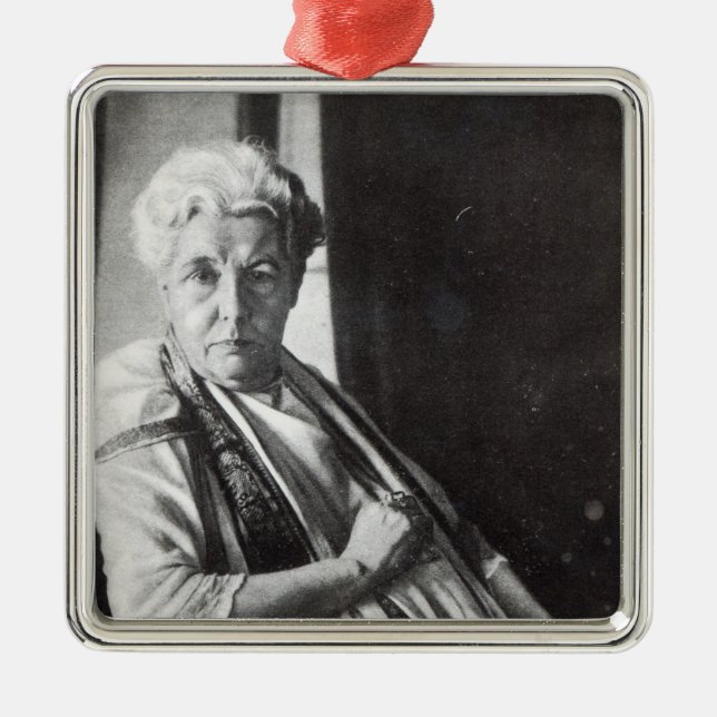 Mrs. Annie Besant Metal Tree Decoration (Front)