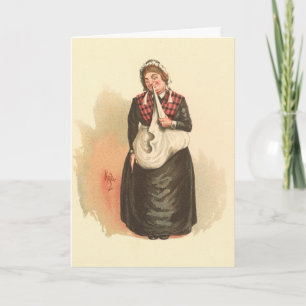 Mrs. Bardell by Kyd - Dickens' The Pickwick Papers Card