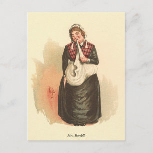 Mrs. Bardell by Kyd - Dickens' The Pickwick Papers Postcard