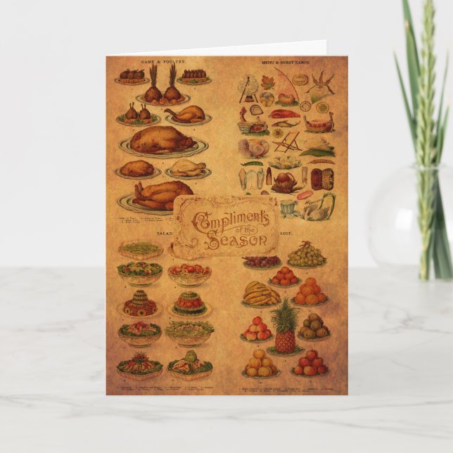 Mrs Beeton's Christmas Feast Holiday Card (Front)