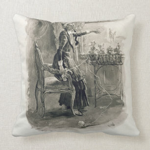 Mrs Betsy Trotwood, from 'Charles Dickens: A Gossi Cushion