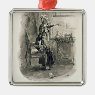 Mrs Betsy Trotwood, from 'Charles Dickens: A Gossi Metal Tree Decoration