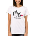 Mrs Black Modern Script Custom Wedding Monogram