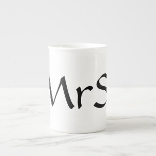 Mrs. Bone China Coffee Mug