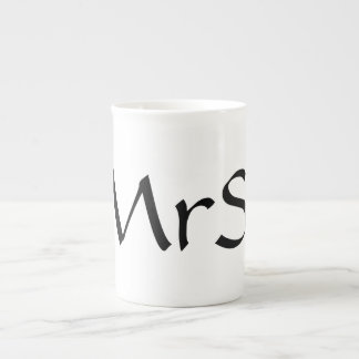 Mrs. Bone China Coffee Mug