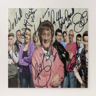 mrs browns boys signed jigsaw puzzle