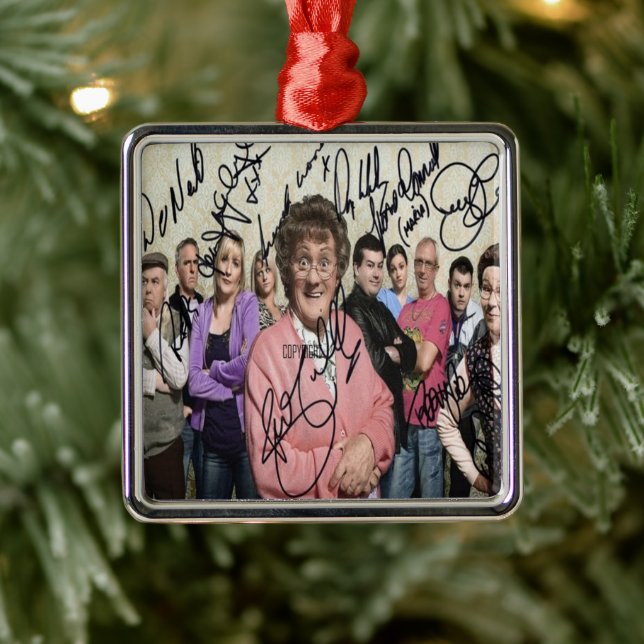 mrs browns boys signed metal tree decoration (Tree)