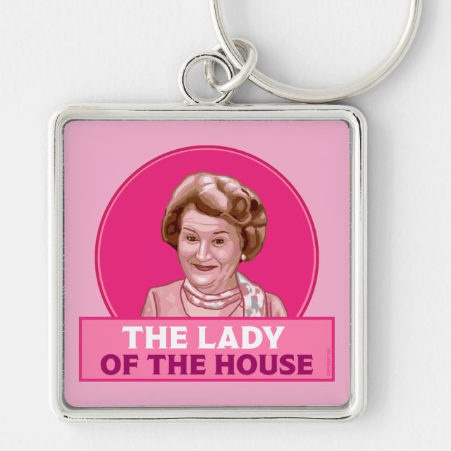 Mrs Bucket - Keeping Up Appearances Key Ring (Front)