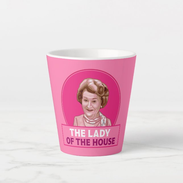Mrs Bucket - Keeping Up Appearances Latte Mug (Front)