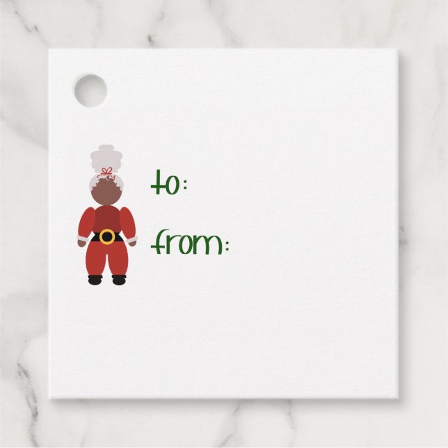 Mrs. C Christmas Gift Tag (Front)