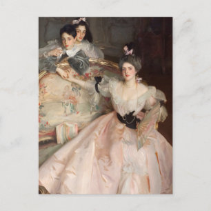 Mrs. Carl Meyer and Her Children by Singer Sargent Postcard