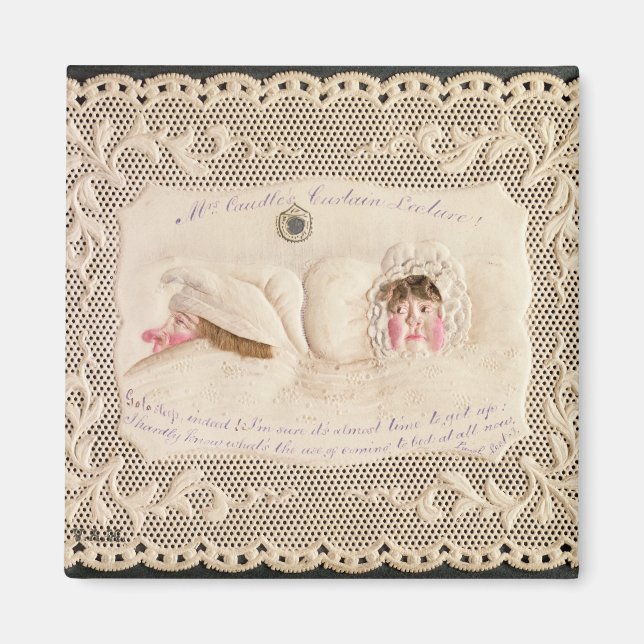 Mrs Caudle's Curtain Lecture, Victorian card from Magnet (Front)