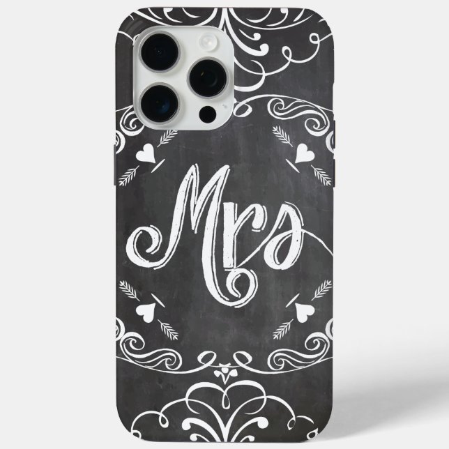 Mrs. Chalkboard iPhone5 Case (Back)