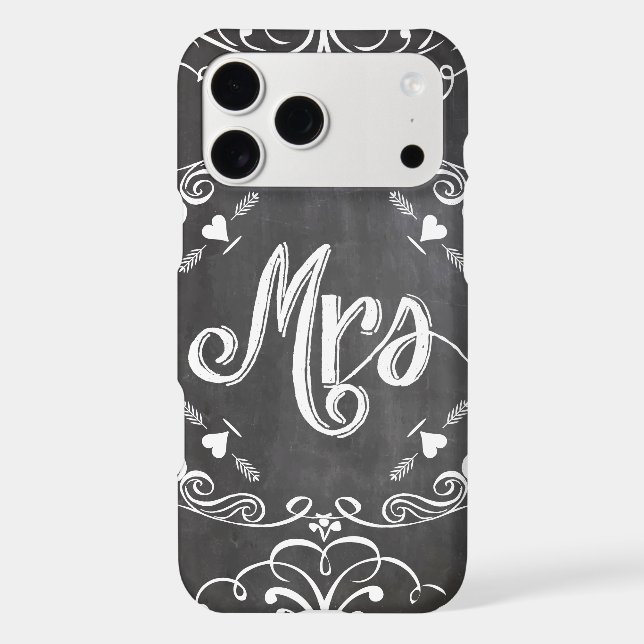 Mrs. Chalkboard iPhone5 Case (Back)