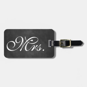 Mrs. Chalkboard Luggage Tag