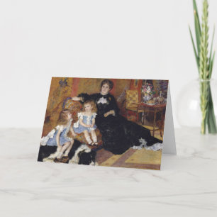 Mrs. Charpentier by Renoir Impressionist Painting Card