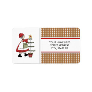 Mrs. Claus Address Mailing Labels