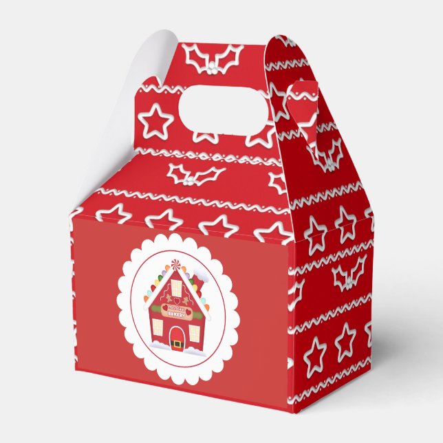 Mrs. Claus Bakery Christmas baking party box (Front Side)