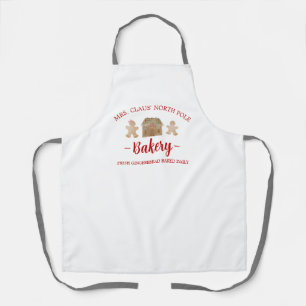Mrs. Claus Bakery Christmas, Medium Apron