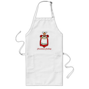 Mrs. Claus Christmas Cookies Apron