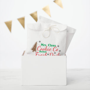 Mrs. Claus cookie company Favour Bags