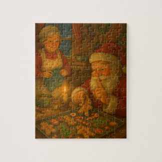 Mrs. Claus’ Cookie Raid Jigsaw Puzzle