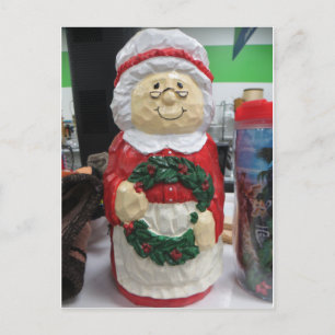 Mrs. Claus Decoration Postcard