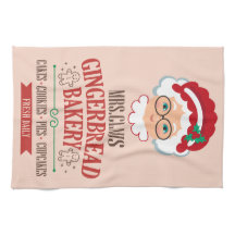 Mrs Claus Gingerbread Bakery Christmas