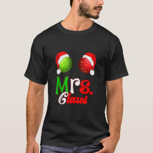 Mrs Claus Santa Christmas Mr and Mrs Couples Xmas T-Shirt