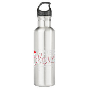 Mrs. claus shirt santa christmas family matching p 710 ml water bottle