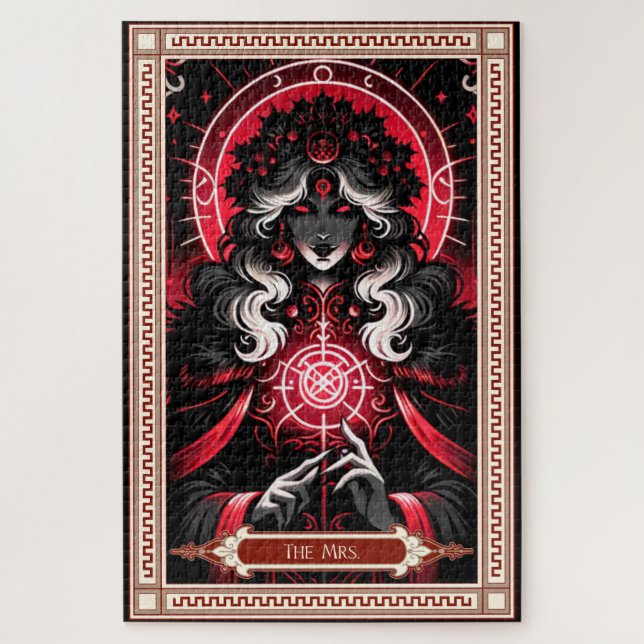 Mrs. Claus Tarot Card Jigsaw Puzzle (Vertical)