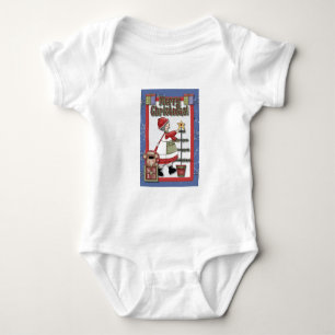 Mrs. Clause Tree Decorating Baby Bodysuit