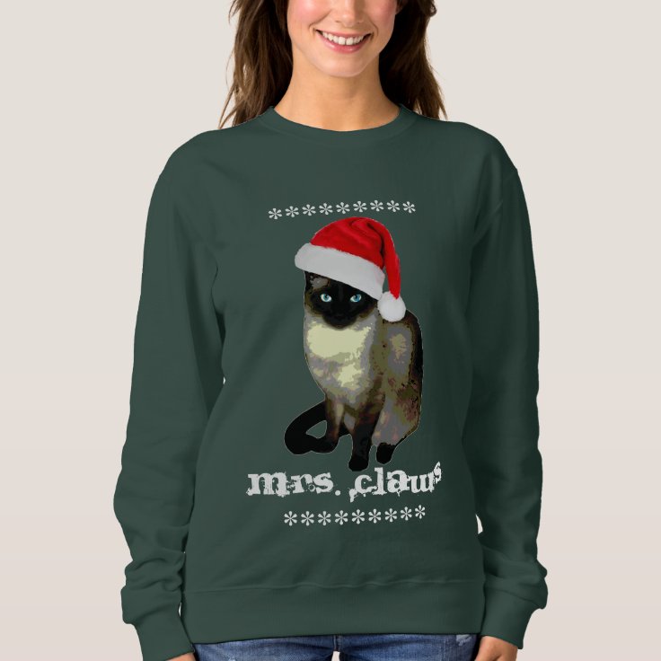 siamese christmas sweater