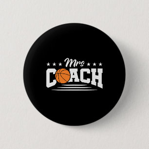 Mrs Coach - Mrs Bysketbyll Coach 6 Cm Round Badge