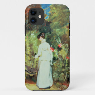 Mrs Constable in her Garden iPhone 11 Case