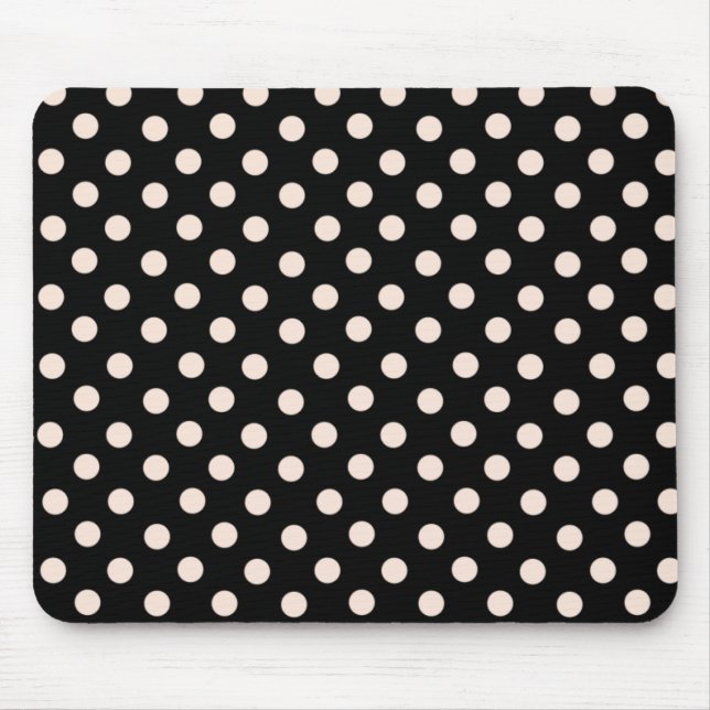 Mrs Cookies Pink Spot Polka Dot Mousepad (Front)