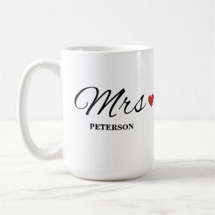 MRS Custom Couple Mug Wedding Mug Anniversary
