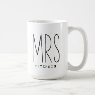 MRS Custom Couple Mug Wedding Mug Anniversary