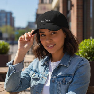 Mrs Custom Name bride gift Honeymoon Gift Embroidered Hat