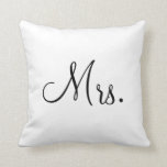 Mrs. Customised Throw Pillow<br><div class="desc">Mrs. Customised Throw Pillow</div>