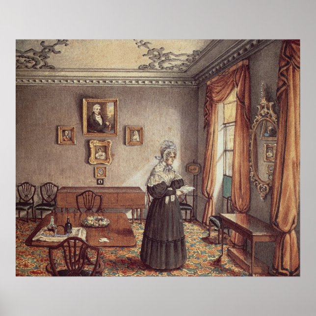 Mrs Duffin's dining room at York Poster (Front)