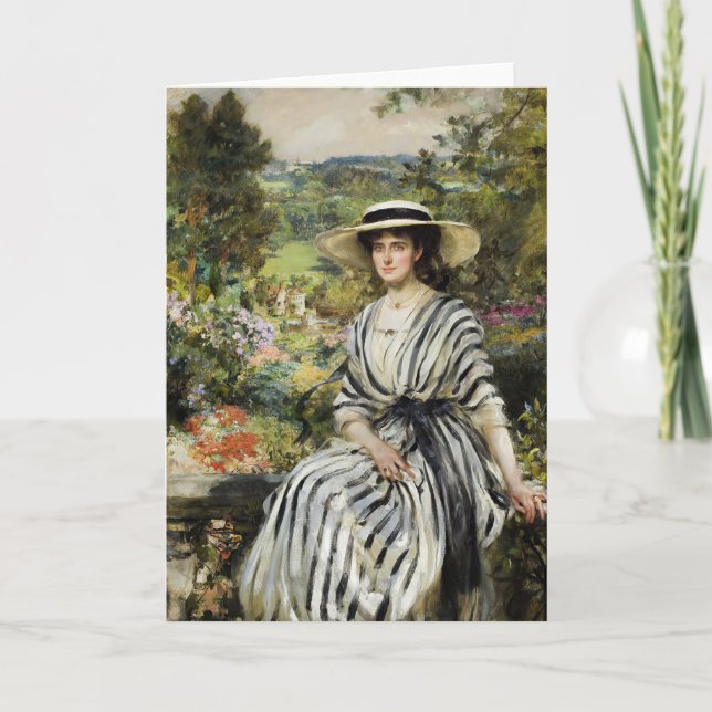 Mrs. Edward Windsor Hussey | James Jebusa Shannon Card (Front)