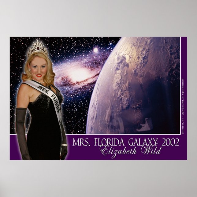 Mrs. Florida Galaxy 2002 - Elizabeth Wild - 3 Poster (Front)