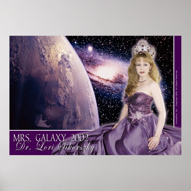 Mrs. Galaxy - Purple Poster (Front)