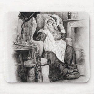 Mrs Gamp, from 'Charles Dickens: A Gossip about hi Mouse Mat