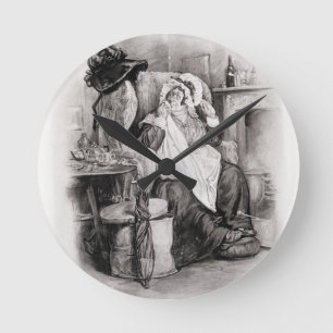 Mrs Gamp, from 'Charles Dickens: A Gossip about hi Round Clock
